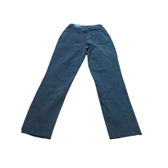 Super-High Rise Distressed Slim Straight RawJeans - Wild Fable -Black Wash 00/27 - Picture 4 of 7